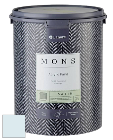 MONS SATIN PAINT – 100% акриловая полуматовая краска, 12% блеска цвет NCS S 0507-B 