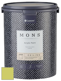 MONS CEILING PAINT – Aбсолютно матовая потолочная краска, 2% блеска цвет NCS S 1050-G60Y 