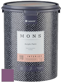 MONS INTERIOR PAINT – 100% акриловая глубоко матовая краска, 3% блеска цвет NCS S 4040-R40B 