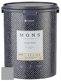 MONS CEILING PAINT – Aбсолютно матовая потолочная краска, 2% блеска цвет NCS S 3502-B50G 