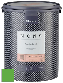 MONS INTERIOR PAINT – 100% акриловая глубоко матовая краска, 3% блеска цвет NCS S 1075-G20Y 