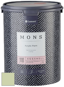 MONS EGGSHELL PAINT – 100% акриловая шелковисто-матовая краска, 7 % блеска цвет NCS S 1020-G40Y 