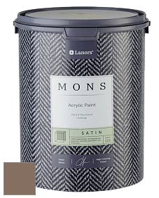 MONS SATIN PAINT – 100% акриловая полуматовая краска, 12% блеска цвет NCS S 6010-Y30R 
