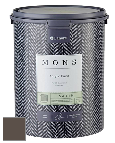 MONS SATIN PAINT – 100% акриловая полуматовая краска, 12% блеска цвет MONS 58 Венге