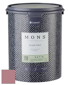 MONS SATIN PAINT – 100% акриловая полуматовая краска, 12% блеска цвет NCS S 3030-R10B 