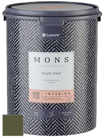 MONS INTERIOR PAINT – 100% акриловая глубоко матовая краска, 3% блеска цвет NCS S 6530-G50Y 