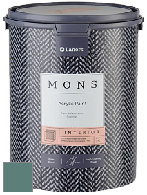 MONS INTERIOR PAINT – 100% акриловая глубоко матовая краска, 3% блеска цвет NCS S 5020-B70G 