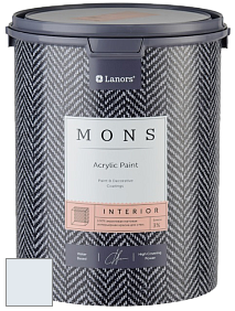 MONS INTERIOR PAINT – 100% акриловая глубоко матовая краска, 3% блеска цвет NCS S 0505-R90B 