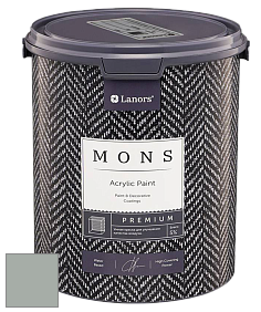 MONS PREMIUM PAINT – 100% акриловая интерьерная краска с шелковистым матовым блеском цвет NCS S 3005-G 
