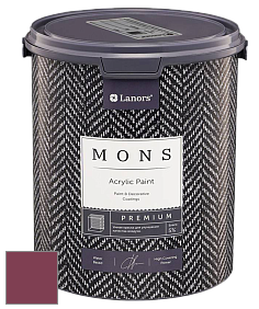MONS PREMIUM PAINT – 100% акриловая интерьерная краска с шелковистым матовым блеском цвет NCS S 4050-R20B 