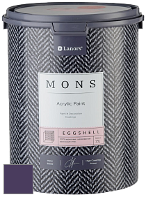 MONS EGGSHELL PAINT – 100% акриловая шелковисто-матовая краска, 7 % блеска цвет MONS 221 Карнавал