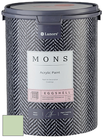 MONS EGGSHELL PAINT – 100% акриловая шелковисто-матовая краска, 7 % блеска цвет NCS S 1020-G30Y 