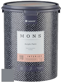 MONS INTERIOR PAINT – 100% акриловая глубоко матовая краска, 3% блеска цвет NCS S 5005-R80B 