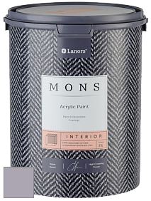 MONS INTERIOR PAINT – 100% акриловая глубоко матовая краска, 3% блеска цвет NCS S 3010-R50B 