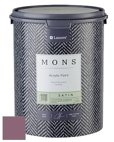 MONS SATIN PAINT – 100% акриловая полуматовая краска, 12% блеска цвет MONS 73 Фуксия