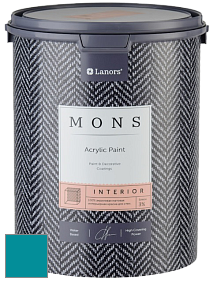MONS INTERIOR PAINT – 100% акриловая глубоко матовая краска, 3% блеска цвет NCS S 3050-B20G 