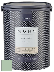 MONS CEILING PAINT – Aбсолютно матовая потолочная краска, 2% блеска цвет MONS 62 Артишок