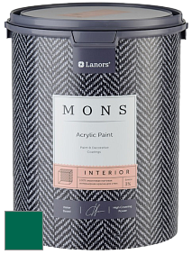 MONS INTERIOR PAINT – 100% акриловая глубоко матовая краска, 3% блеска цвет NCS S 4550-B90G 