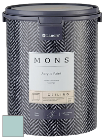 MONS CEILING PAINT – Aбсолютно матовая потолочная краска, 2% блеска цвет NCS S 1515-B50G 