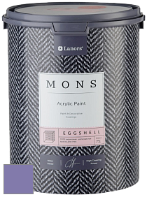 MONS EGGSHELL PAINT – 100% акриловая шелковисто-матовая краска, 7 % блеска цвет NCS S 3040-R60B 