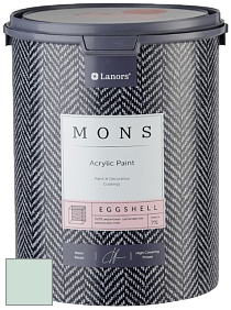 MONS EGGSHELL PAINT – 100% акриловая шелковисто-матовая краска, 7 % блеска цвет NCS S 1010-B90G 