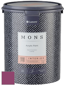 MONS INTERIOR PAINT – 100% акриловая глубоко матовая краска, 3% блеска цвет NCS S 3055-R30B 