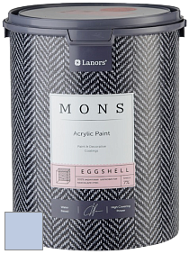 MONS EGGSHELL PAINT – 100% акриловая шелковисто-матовая краска, 7 % блеска цвет NCS S 1020-R70B 