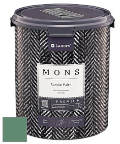 MONS PREMIUM PAINT – 100% акриловая интерьерная краска с шелковистым матовым блеском цвет NCS S 4030-G 
