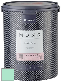 MONS EGGSHELL PAINT – 100% акриловая шелковисто-матовая краска, 7 % блеска цвет NCS S 0530-B90G 