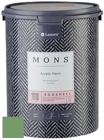 MONS EGGSHELL PAINT – 100% акриловая шелковисто-матовая краска, 7 % блеска цвет NCS S 3040-G20Y 