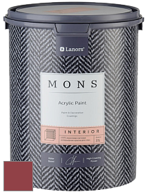 MONS INTERIOR PAINT – 100% акриловая глубоко матовая краска, 3% блеска цвет NCS S 3060-R 
