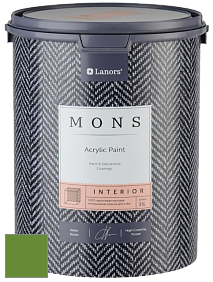 MONS INTERIOR PAINT – 100% акриловая глубоко матовая краска, 3% блеска цвет NCS S 2570-G30Y 