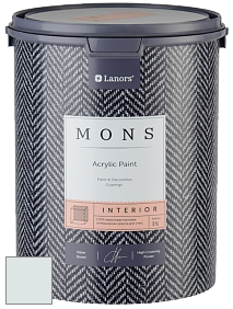 MONS INTERIOR PAINT – 100% акриловая глубоко матовая краска, 3% блеска цвет NCS S 0804-B50G 
