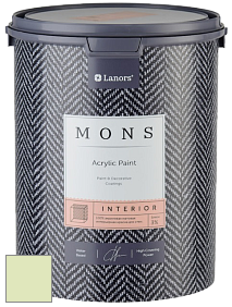 MONS INTERIOR PAINT – 100% акриловая глубоко матовая краска, 3% блеска цвет NCS S 0520-G40Y 