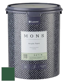 MONS SATIN PAINT – 100% акриловая полуматовая краска, 12% блеска цвет NCS S 5540-G10Y 