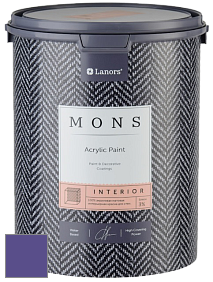 MONS INTERIOR PAINT – 100% акриловая глубоко матовая краска, 3% блеска цвет NCS S 3555-R60B 
