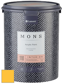 MONS INTERIOR PAINT – 100% акриловая глубоко матовая краска, 3% блеска цвет NCS S 0570-Y10R 