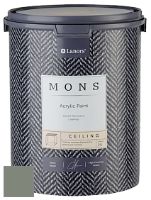 MONS CEILING PAINT – Aбсолютно матовая потолочная краска, 2% блеска цвет NCS S 5010-G30Y 
