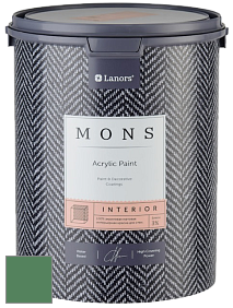 MONS INTERIOR PAINT – 100% акриловая глубоко матовая краска, 3% блеска цвет NCS S 4040-G10Y 