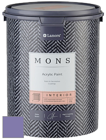 MONS INTERIOR PAINT – 100% акриловая глубоко матовая краска, 3% блеска цвет NCS S 3040-R60B 