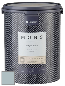 MONS CEILING PAINT – Aбсолютно матовая потолочная краска, 2% блеска цвет NCS S 2010-B10G 