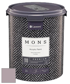 MONS PREMIUM PAINT – 100% акриловая интерьерная краска с шелковистым матовым блеском цвет NCS S 3010-R20B 