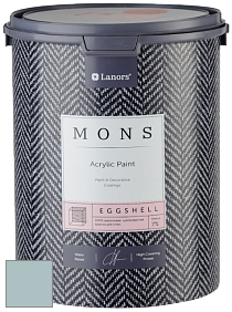 MONS EGGSHELL PAINT – 100% акриловая шелковисто-матовая краска, 7 % блеска цвет NCS S 2010-B30G 
