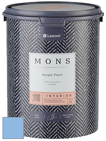 MONS INTERIOR PAINT – 100% акриловая глубоко матовая краска, 3% блеска цвет NCS S 1040-R80B 
