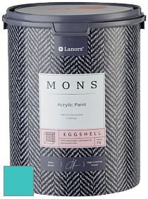 MONS EGGSHELL PAINT – 100% акриловая шелковисто-матовая краска, 7 % блеска цвет NCS S 1050-B40G 