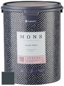 MONS EGGSHELL PAINT – 100% акриловая шелковисто-матовая краска, 7 % блеска цвет NCS S 8010-B10G 