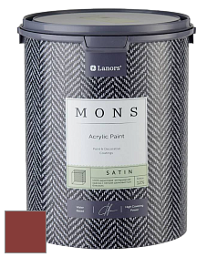 MONS SATIN PAINT – 100% акриловая полуматовая краска, 12% блеска цвет NCS S 3560-Y90R 