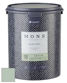 MONS SATIN PAINT – 100% акриловая полуматовая краска, 12% блеска цвет NCS S 2010-G10Y 
