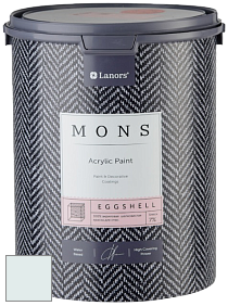 MONS EGGSHELL PAINT – 100% акриловая шелковисто-матовая краска, 7 % блеска цвет NCS S 0505-B50G 