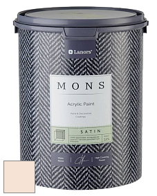 MONS SATIN PAINT – 100% акриловая полуматовая краска, 12% блеска цвет NCS S 0507-Y60R 